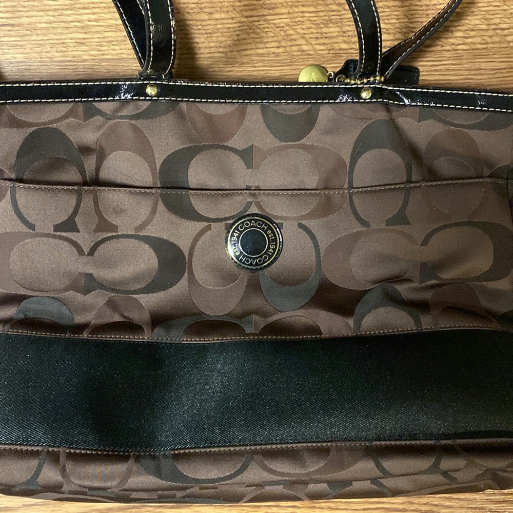 Used, vintage coach purse/ baby bag. - Picture 2 of 6